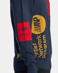 6 BRANDED CREW SWEATER  AVYSW00131 RVCA