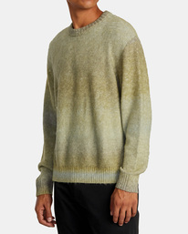 3 Ino - Jersey tipo mohair para Hombre Verde AVYSW00137 RVCA