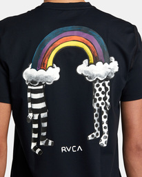 4 RVCA - Licra de manga corta para Hombre Negro AVYWR00116 RVCA