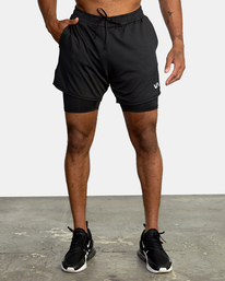 15 VA Sport Vent 16" - Short de Entrenamiento para Hombre Negro AVYWS00148 RVCA