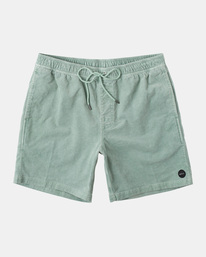 0 Escape Elastic - Short en velours pour Homme Vert AVYWS00160 RVCA
