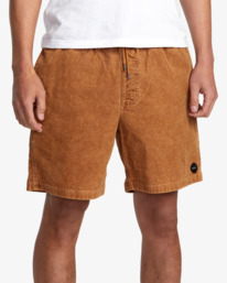 9 ESCAPE ELASTIC CORD SHORT Ruskea AVYWS00160 RVCA