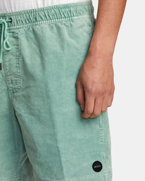 3 Escape Elastic - Short en velours pour Homme Vert AVYWS00160 RVCA