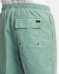 8 Escape Elastic - Short en velours pour Homme Vert AVYWS00160 RVCA