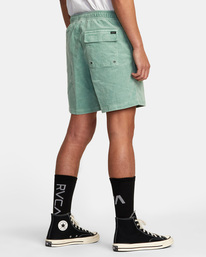 5 Escape Elastic - Short en velours pour Homme Vert AVYWS00160 RVCA