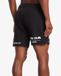 3 Fight Scrapper 17" - Performance Walkshorts for Men Black AVYWS00174 RVCA