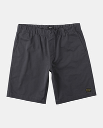 0 Recession Collection Americana - Elasticated Shorts for Men Black AVYWS00199 RVCA