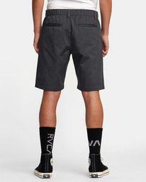 2 Recession Collection Americana - Elasticated Shorts for Men Black AVYWS00199 RVCA
