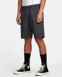 4 Recession Collection Americana - Elasticated Shorts for Men Black AVYWS00199 RVCA