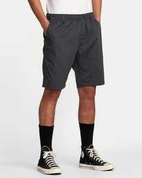 6 Recession Collection Americana - Elasticated Shorts for Men Black AVYWS00199 RVCA