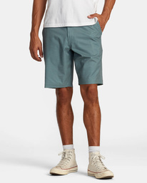 0 Balance - Hybrid Shorts for Men Green AVYWS00287 RVCA