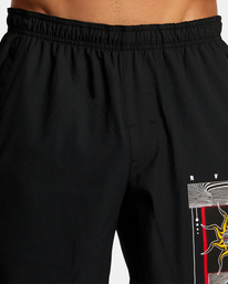 8 Kelsey Niziolek - Walkshort con vita elasticizzata da Uomo Black AVYWS00365 RVCA