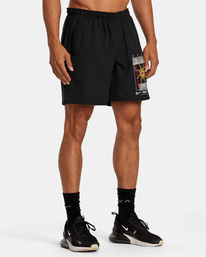 5 Kelsey Niziolek - Short de marche à taille élastique pour Homme Noir AVYWS00365 RVCA