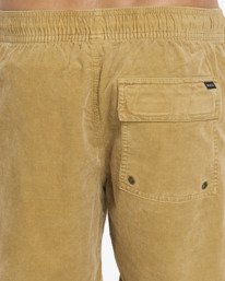 4 Escape - Shorts mit elastischem Bund f&uuml;r M&auml;nner Orange AVYWS00366 RVCA