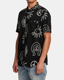 4 Anytime - Short Sleeve Shirt for Men Black AVYWT00371 RVCA