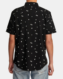 8 Degenerate - Short Sleeve Shirt for Men Black AVYWT00372 RVCA