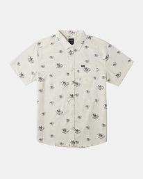 0 Pushin Up - Short Sleeve Shirt for Men White AVYWT00393 RVCA