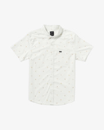 0 Thatll Do Print - Camisa de Manga Corta para Hombre Blanco AVYWT00474 RVCA