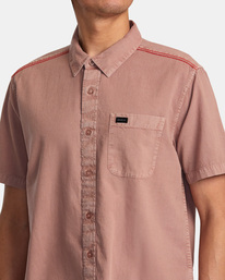 2 PTC - Short Sleeve Pocket Shirt for Men  AVYWT00494 RVCA