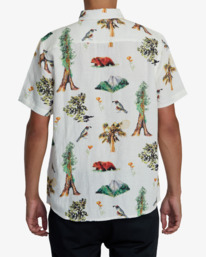 1 Artifacts - Camisa de Manga Corta para Hombre Blanco AVYWT00499 RVCA