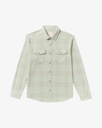 0 Vacancy Flannel - Flannel Shirt for Men Black AVYWT00512 RVCA