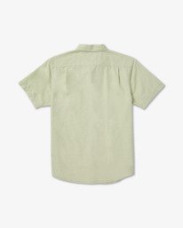 1 Thatll Do Dobby - Camicia a maniche corte da Uomo Green AVYWT00545 RVCA