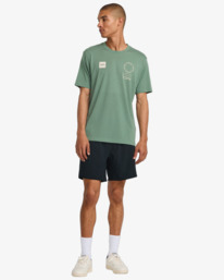 6 VA Sport Mark - T-Shirt für Männer Grün AVYZT01369 RVCA