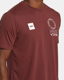 5 VA Sport Mark - T-Shirt for Men Red AVYZT01369 RVCA