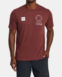 0 VA Sport Mark - T-Shirt for Men Red AVYZT01369 RVCA