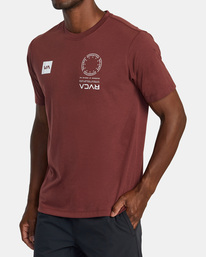 3 VA Sport Mark - T-Shirt for Men Red AVYZT01369 RVCA