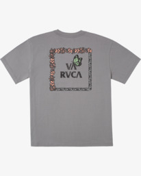 1 Food Chain - Maglietta da Uomo Gray AVYZT01844 RVCA