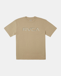 0 Big RVCA Embossed - T-Shirt für Männer Beige AVYZT01846 RVCA