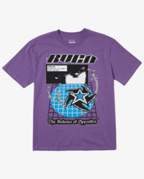 0 Blades - Camiseta de manga corta para Hombre Violeta AVYZT02274 RVCA