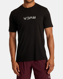 0 RVCA Layer Flip - Camiseta de manga corta para Hombre Negro AVYZT02321 RVCA