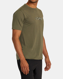 4 RVCA Layer Flip - T-Shirt für Männer Grün AVYZT02321 RVCA