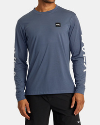 0 RVCA 2x - Long Sleeves T-shirt for Men Purple AVYZT02322 RVCA