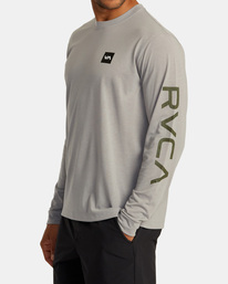 3 RVCA 2x - Long Sleeves T-shirt for Men Beige AVYZT02322 RVCA