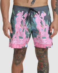 7 Luke Pelletier X Kristen Liu Wong Nightscape - Boardshorts for Men Black C1BSRBRVP2 RVCA