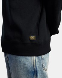 3 Recession Day Shift - Sudadera para Hombre Negro C1CRRHRVP2 RVCA
