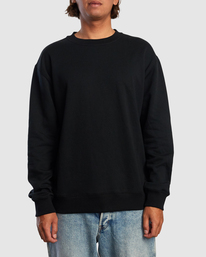 9 Recession Day Shift - Sudadera para Hombre Negro C1CRRHRVP2 RVCA