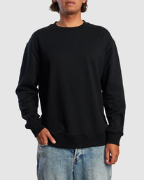 10 Recession Day Shift - Sudadera para Hombre Negro C1CRRHRVP2 RVCA