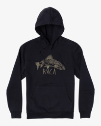 0 Ben Horton Downstream - Kapuzenpulli für Männer Schwarz C1HORERVP2 RVCA
