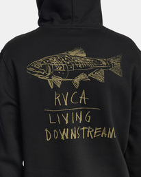 8 Ben Horton Downstream - Kapuzenpulli für Männer Schwarz C1HORERVP2 RVCA