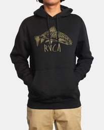 2 Ben Horton Downstream - Kapuzenpulli für Männer Schwarz C1HORERVP2 RVCA