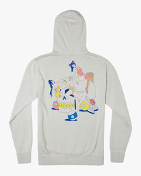 1 Luke Pelletier X Kristen Liu Wong Skull Club - Hoodie for Men  C1HORHRVP2 RVCA