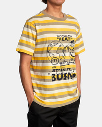 5 Daybreak Stripe - Short Sleeve T-Shirt for Men Yellow C1KTRCRVP2 RVCA