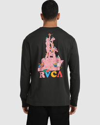 1 Luke Pelletier X Kristen Liu Wong Parrot Ice - Long Sleeve T-Shirt for Men  C1LSRCRVP2 RVCA