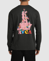 8 Luke Pelletier X Kristen Liu Wong Parrot Ice - Long Sleeve T-Shirt for Men  C1LSRCRVP2 RVCA