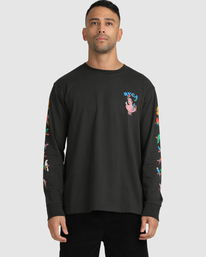 5 Luke Pelletier X Kristen Liu Wong Parrot Ice - Long Sleeve T-Shirt for Men  C1LSRCRVP2 RVCA