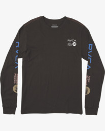 0 ANP - Long Sleeve T-Shirt for Men Black C1LSRGRVP2 RVCA
